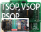 Адаптеры TSOP, PSOP, к программаторам LPT PCB5F, 4.5, 3.5